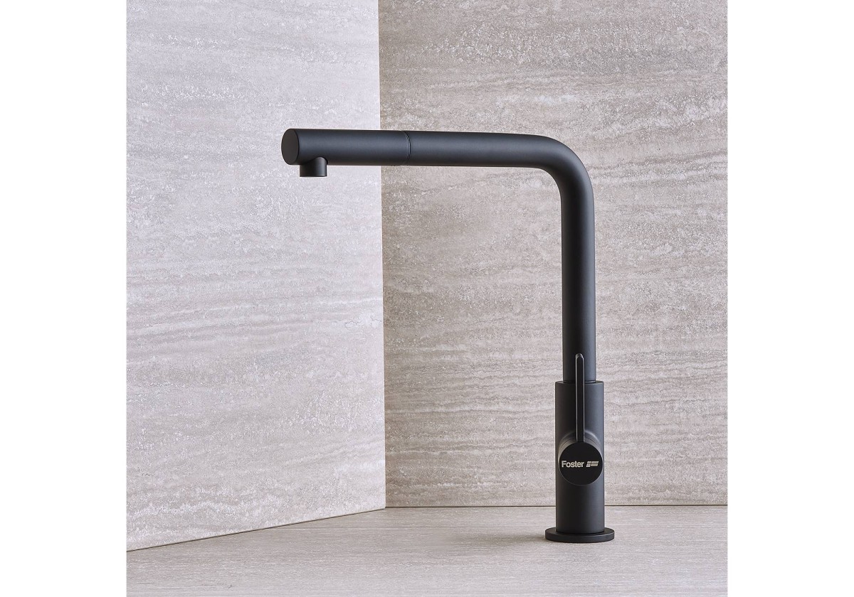 Mixer Tap Omega Plus Matt Black